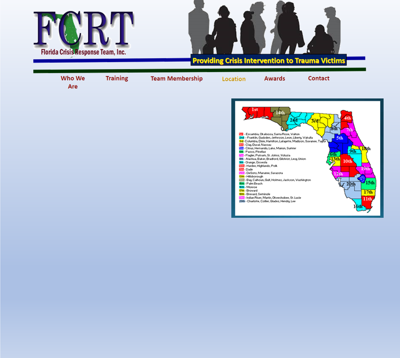 Image map with links to FCRT webpages